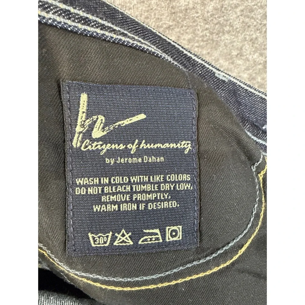Citizens of Humanity Ingrid 002‎ Low Waist Flare Jeans Dark Wash Womens Size 28